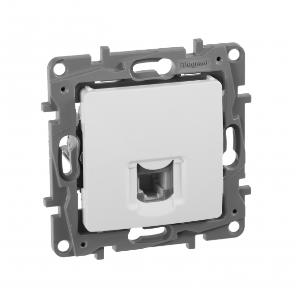 Legrand Etika Бел Розетка тел. (RJ11)
