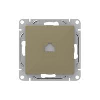 Механизм розетки RJ11, шампань Эпика EKF