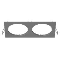 217529 Рамка INTERO 16 Double QUADRO СЕРЫЙ