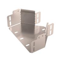 Переходник симметричный Стандарт INOX (AISI 409) 200х100х80 Промрукав