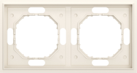 Рамка 2-я, матовый кремовый, серия S08