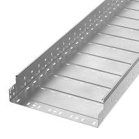 Лоток перфорированный Профи INOX (AISI 304) 400х100x6000 (1,0 мм) (12 м/уп) Промрукав