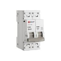 Автоматический выключатель 2P 40А (B) 6кА ВА 47-63N EKF PROxima