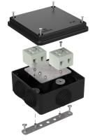 Коробка огнестойкая для о/п 40-0300-FR10.0-4 Е15-Е120 RAL9005 100х100х50 (14 шт/кор) Промрукав