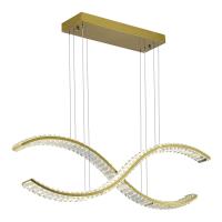 SL6206.303.44 Светильник подвесной ST-Luce Латунь/Прозрачный LED 1*44W 3000K ACENO