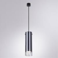 A5367SP-1SS Светильник подвесной LAZIO Ø60x200мм матовое серебро IP20