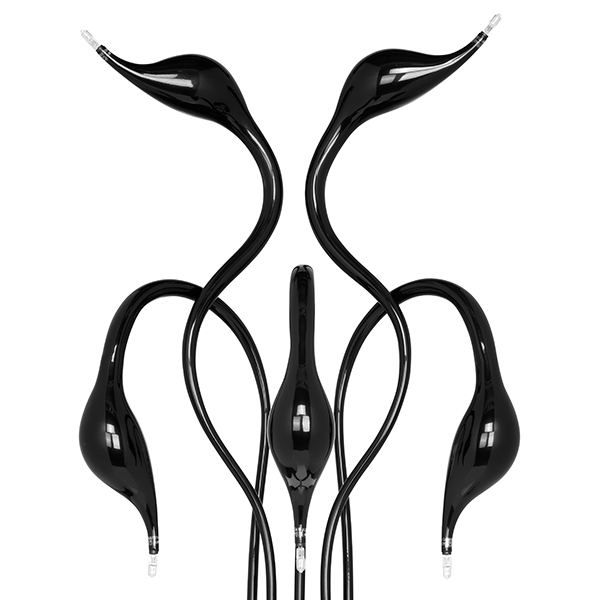 751657 Бра Cigno collo 5х20W G4 ЧЕРНЫЙ