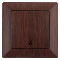 4-103-10 Intro Переключатель, 10А-250В, СУ, Solo, венге (10/200/2400)