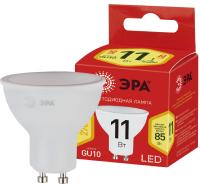 Лампочка светодиодная ЭРА RED LINE ECO LED MR16-11W-827-GU10 GU10 11Вт софит теплый белый свет