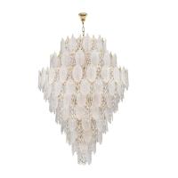 5049/89 HALL (В 3-Х КОРОБКАХ) ODL24 629 золото/прозрачный/металл/хрусталь/стекло Люстра E14 89*25W TEARS