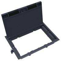 Лючок ревизионный в пол 16 мод., крышка ABS + гальванизированная стальная вставка