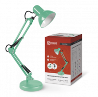 Светильник наст п/лампу на основании + струбцина СНО 15М 60Вт E27 230В МЯТНЫЙ IN HOME
