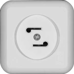 BLANCA О/У РОЗЕТКА РАДИО 30В 50-10000Гц,БЕЛЫЙ,опт.уп.Россия