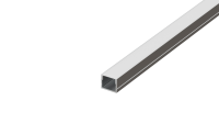 Накладной алюминиевый анод. профиль, 11,9х10х2000мм. В комплекте матовый экран, 4 торцевые заглушки, 4 крепежа, алюминий
