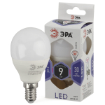 Лампочка светодиодная ЭРА STD LED P45-9W-860-E14 E14 / Е14 9Вт шар холодный дневной свет