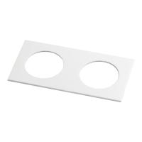 357596 SPOT NT18 287 белый Рамка декоративная к артикулам 357585-357587, 357589, 357909-357910 METIS