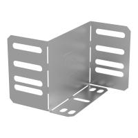 Переходник упрощённый горизонтальный Стандарт INOX (AISI 304) на 100 мм Н100 Промрукав