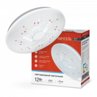 Светильник сд серии DECO 12Вт 230В 6500К 780Лм 210х65мм КАРУСЕЛЬ IN HOME