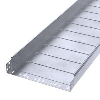 Лоток неперфорированный Профи INOX (AISI 316) 400х80x6000 (1,2 мм) (12 м/уп) Промрукав