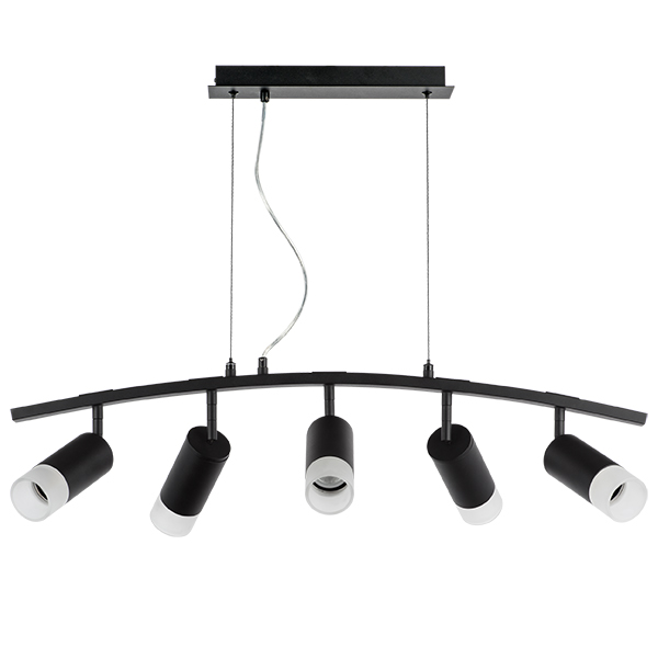 LR7353751 Люстра RULLO 5х50W GU10 ЧЕРНЫЙ (571735+214437-5+202431-5)