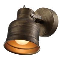 Светильник настенно-потолочный спот Rivoli Inessa 7035-701 поворотный 1 х Е27 40 Вт