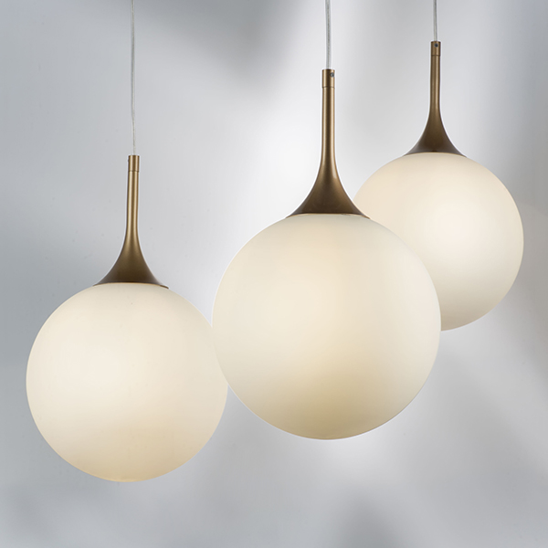 813032 Подвес GLOBO 1х40W E14 gold/white