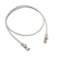Патч-корд TERACOM CS Cat.6A экранированный S/FTP оболочка LSZH белый (1,0м)