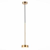 SL6000.303.01 Светильник подвесной ST-Luce Латунь/Латунь LED 1*7W 3000K PANCES