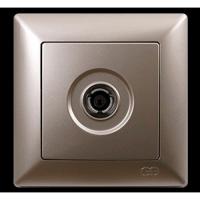 VS2825123 ТВ розетка оконечная бежевый металлик