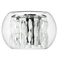 752634 Бра ACQUARIO 3х20W G4 12V ХРОМ БЕЛ стекло