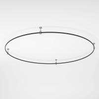 Esthetic Magnetic Шинопровод Round черный Ø1800 85218/00