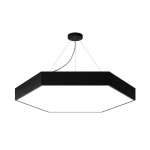 Светильник LED Geometria ЭРА Hexagon SPO-122-B-40K-066 66Вт 4000К800*800*80 черный подвесной драйвер внутри
