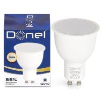 Светодиодная лампа 9Вт, MR16, 220В, GU10, 3000K, 675Лм, Ra>80, 110°, D50хH65мм