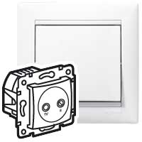 Legrand Valena Бел Розетка TV-FM оконечная 862 МГц 10дБ