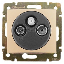 Legrand Valena Крем Розетка TV-FM-SAT единственная 2400MHz 1 5дБ
