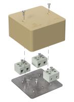 Коробка огнестойкая для кабель-канала 40-0460-FR10.0-6 Е15-Е120 RAL1001 85х85х45 (44 шт/кор) Промрукав