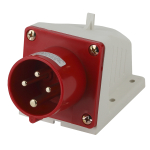 VS-16-3P-PE-IP44  Вилка ЭРА VS-16-3P-PE-IP44 стационарная 514 3Р+РЕ 16А 380В IP44