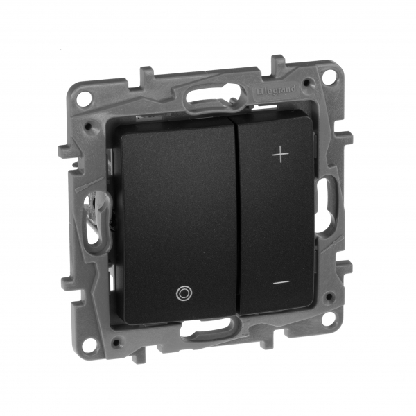 Legrand Etika Антрацит Светорегулятор нажимной  400Вт