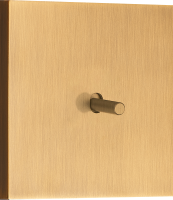 Переключатель перекрестный (с 3-х мест) на 1 тумблер, цилиндр, 10AX 250V, латунь, серия N96