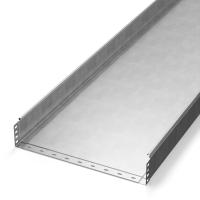 Лоток неперфорированный Стандарт INOX (AISI 304) 500х100х3000 (1,0 мм) (3 м/уп) Промрукав