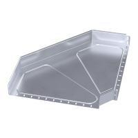 Угол горизонтальный 90 градусов Стандарт INOX (AISI 316) 600х100 Промрукав