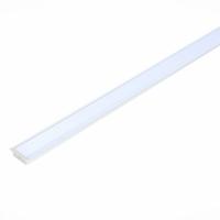 ST017.129.04 Встраиваемый алюминиевый профиль с рассеивателем(к-т: 2 загл.+4 креп.Скобы) ST-Luce Алюминий анодированный Светодиодные ленты