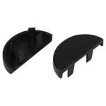 EC-KK-30-13-GR  Заглушка ЭРА EC-KK-30-13-GR для полукруглого кабель-канала графит 30х13мм 2шт/комплект