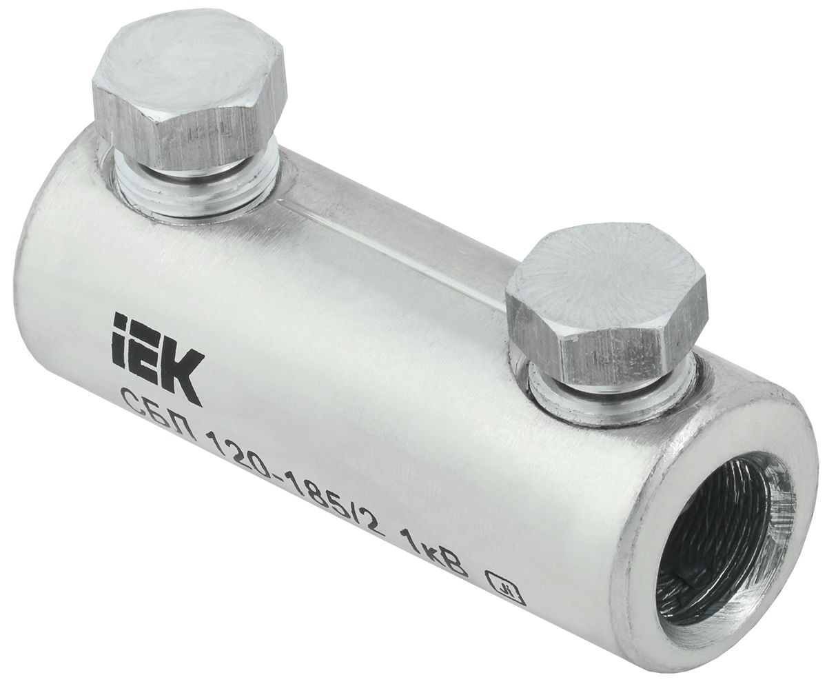 Соединитель болтовой луженый СБЛ 120-185/2 1кВ IEK