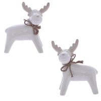 278654 Фигурка декоративная Олень  L9 W4 H12 см  2в.