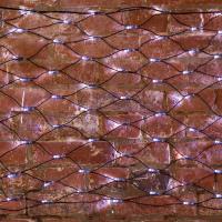 Гирлянда Сеть 2х0,7м, черный ПВХ, 176 LED Белые(контроллер в комплекте) 