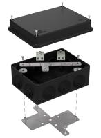 Коробка огнестойкая для о/п 40-0310-FR2.5-4 Е15-Е120 RAL9005 150х110х70 (6 шт/кор) Промрукав