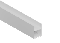 Накладной/подвесной алюминиевый профиль, 50х73,5х2000. Цвет: Белый матовый, RAL9003,серия:DN8HF
