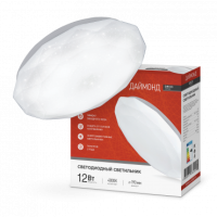 Светильник сд серии DECO 12Вт 230В 4000К 780Лм 210х55мм ДАЙМОНД IN HOME