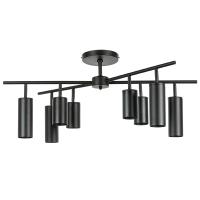 LR728374874 Люстра RULLO 8х50W GU10 ЧЕРНЫЙ (571728+214437-4+214487-4)